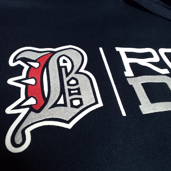 Badger Sport Roll Dogs Graphic Print 3 Pocket Hooded Sweatshirt Men's Medium - Picture 4 of 14